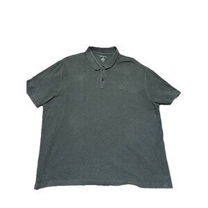 Banana Republic Vintage Polo Shirt Men Size XL Olive Green Short Sleeve Cotton